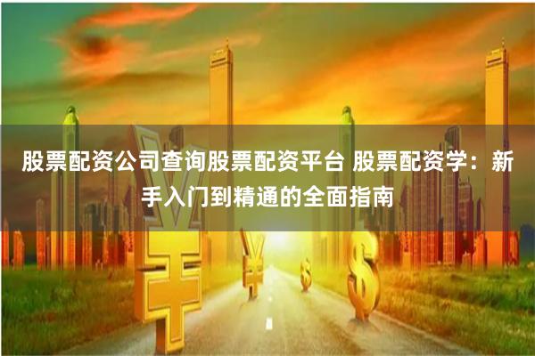 股票配资公司查询股票配资平台 股票配资学：新手入门到精通的全面指南